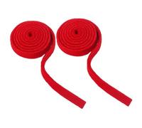 Abaodam Nastri per Accordatura Pianoforte in Feltro di Lana Rosso 2 Pezzi Resistenti All'usura Assorbimento del Suono per Pianoforte e Guzheng
