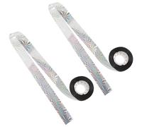 Abaodam Nastri Riflettenti Scaccia Uccelli 2 Pezzi 2,5 Cm X 80 M per Giardino e Balcone, Strumento Naturale per Allontanare Volatili, Effetto Decorativo Luminoso Bifacciale, Controllo