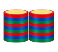 Abaodam Nastro Sigillante Alta Durabilità in Pet 12mm per Sacchetti Alimentari 18 Pezzi Multicolore per Macchina Sigilla Sacchetti per Imballaggio e Codifica