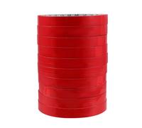 Abaodam Nastro Sigillante per Sacchetti 1,2 Cm Rosso Bopp 10 Pezzi 30 M per Macchine Legatrici Supermercato e Sigillatura Alimentare
