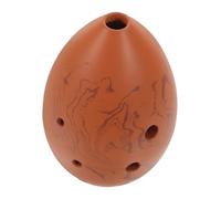 Abaodam Ocarina a 8 Fori in Terracotta Marrone, Facile da Imparare per Ragazzo Ragazza e Principianti, Suono Armonioso e Bello, Strumento Musicale Tradizionale come Regalo