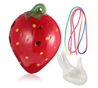 Abaodam Ocarina Giocattolo Strumento Musicale Con Cordino A Forma Di Fragola Per Bambini Strumento Per Principianti Per Lamore Per La Musica