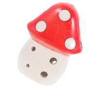 Abaodam ocarina strumento musicale bambini mini funghi strumento giocattolo per ocarine giocattoli per bambini Strumento giocattolo ceramica rosso