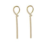 Abaodam Orecchini a Bottone con Pietre Preziose Intarsiate Orecchini Lunghi Pendenti Geometrici Accessori per le Orecchie da Donna Leggeri e Scintillanti Regalo Moda