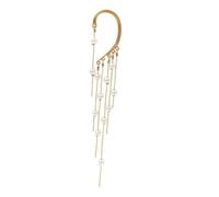 Abaodam Orecchini Clip Cartilagine Donna Lunga con Stella Dorata e Perla Gioielli Party Regalo Elegante Senza Clip e Leggera