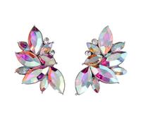 Abaodam Orecchini Pendenti Farfalla Colorati da Donna, Gioielli Scintillanti per Feste e Occasioni Formali, Design in Metallo Resistente Dettagli Luminosi e Stile Versatile