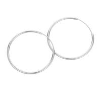 Abaodam Orecchini Rotondi in Argento Grandi da Donna per Look da Festa e Abbigliamento Casual Resistenti e Luminosi