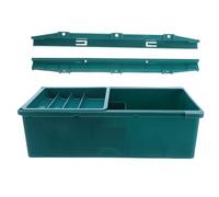 Abaodam Organizer con Cassetti in Plastica sotto Scrivania, Scatola Portaoggetti a 3 Strati Compatibile per Macchina da Cucire Industriale, Mobiletto Portaoggetti Salvaspazio per Ufficio
