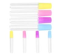 Abaodam Organizer per Aghi da Cucito in Plastica Trasparente Coperchio Ermetico, Set da 8 Tubi Porta-Aghi Leggeri e Portatili per Cucito a Mano, Conservazione Sicura e Versatile