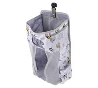Abaodam Organizer Porta Pannolini da Appendere per Culla Scomparti Multipli Borsa Portaoggetti Grande Capacità per Ragazzo Ragazza Motivi Animali Porta Salviette e Biberon per Cameretta