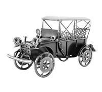 Abaodam Ornamento per Auto D’Epoca in Miniatura in Ferro Nero, Decorazione Vintage da Scrivania e Mobile per Casa, Artigianato Creativo per Arredamento Rustico e Scenari Festa