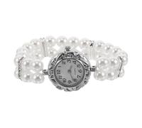 Abaodam Orologio Analogico da Donna Elegante con Cinturino Elastico Doppia Perle Quadrante Piccolo Rotondo Movimento Quarzo Preciso per Eventi Formali e Polsi Sottili