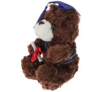 Abaodam Orsetto di Peluche della Laurea 23 Cm Cappello Dottore Marrone Scuro, Decorazione per Laurea e Regalo per Ragazze Adolescenti