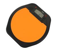Abaodam Pad Elettronico per Batteria Metronomo Digitale Lcd, Portatile in Asb e Silicone per Esercizi di Batterista e Allenamento al Ritmo Arancia