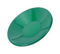 Abaodam Padella per Recupero Dell’oro in Plastica Verde con Scanalature Profonde, Strumento Portatile la Setacciatura del Terreno, Attrezzo Manuale la Ricerca Dell’oro Outdoor