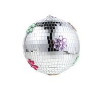 Abaodam Palla da Discoteca Sospesa a Specchio Mini Decorazione per Feste a Tema Anni 70 Supporto per Eventi Club e Spettacoli Teatrali