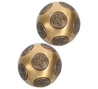 Abaodam Palla da Esercizio in Ottone Dodici Lati per Allenamento di Presa e Rafforzamento delle Mani Attrezzatura di Fitness Portatile per Riabilitazione e Esercizi delle Dita