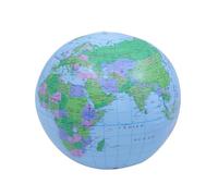 Abaodam Pallone Gonfiabile Globo in PVC Colorato per Adulti Giocattolo Antistress Educativo con Mappa Mondiale Inglese Palla Rimbalzante per Alleviare Stress