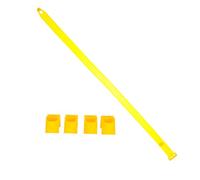 Abaodam Palo di Supporto per Alberi Tazza di Sostegno Cinghia Regolabile Materiale Selezionato Semplice da Installare Superficie Liscia Resistente alla Rottura Antivento