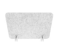 Abaodam Pannello Privacy in Feltro Grigio 40x30 Cm per Scrivania, Divisorio per Ufficio e Aula, Parete Divisoria Antirumore Autoportante per Studenti e Professionisti