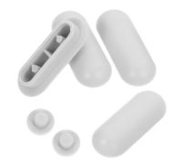 Abaodam Paracolpi per Copriwater in Plastico Bianco, Set da 1 per Bagno, Cuscinetti Ammortizzanti per Sedile Wc per Supporto e Pulizia