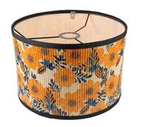 Abaodam Paralume in Bambù e Ferro per Lampadario E27, Emissione di Luce Soffusa e Atmosfera Calda, Stile Elegante e Semplice, per Loft e Ristoranti