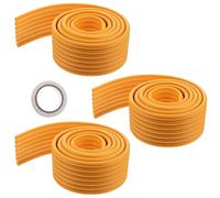 Abaodam Paraspigoli di Sicurezza per a Forma di W Paraspigoli per Mobili e Tavoli Arancioni 80Mm X 8Mm X 2M Set da 3 Pezzi per Protezione Angoli Casa e Scrivanie