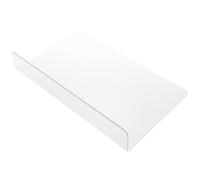 Abaodam Paraspruzzi per Doccia e Vasca da Bagno in PVC Trasparente 30x5x17,8 Cm Pannello Deflettore Anti-Schizzi per Lavabo, Protezione Adesiva Resistente per Bagno e Cucina