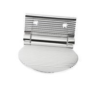 Abaodam Pedale Singolo Poggiapiedi Doccia in Alluminio Spaziale Montaggio Pronto Per Donna Incinta e Anziani, Supporto Antiscivolo Pieghevole Per Uso Domestico