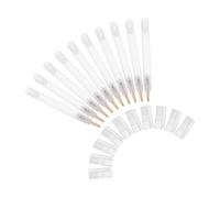 Abaodam Pennarello Vuoto Ricaricabile Punta Tonda 10 Pezzi 3mm | Bianco, Plastica e Materiale Tessile, Visibilità Dell’inchiostro, Adatto a Superfici in Legno e Scrittura