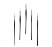 Abaodam Pennelli Eyeliner e Labbra Set 5 Pezzi Manico Leggero, Applicatori Trucco Precisi per Occhi e Rossetto, Strumenti Make Up Quotidiano Donna Stile Casuale