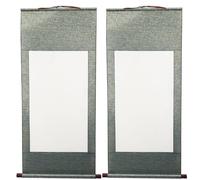 Abaodam Pergamene Bianche per Calligrafia 2 Pezzi Carta di Riso Compatta per Disegno e Pratica Artistica per Appendere al Muro