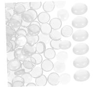 Abaodam Perline Antifuoco Trasparenti per Caminetti Decorazioni Acquari e Paesaggistica da Te con Pietre Resistenti e Sicure per Piante e