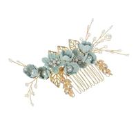 Abaodam Pettine Per Da Sposa Fermaglio Per Con Perle Di Cristallo Decorazione Per Il Ballo Di Fine Anno Fermagli Per Laterali Con Fiori Da Sposa Accessori Da Sposa