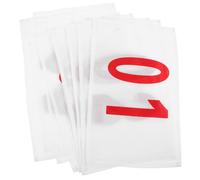 Abaodam Pettorali Numerati da Gara in Poliestere e Cotone Set da 10 Pezzi Numeri di Pettorale per Competizioni Sportive Corsa e Atletismo Leggero Pettorali Sostitutivi per Eventi e