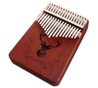 Abaodam Pianoforte a Pollice in Legno Massello Kalimba a 17 Tasti Strumento Musicale per Ragazzi E Ragazze Xilofono Africano Portatile per Ragazzi E Ragazze Adulti