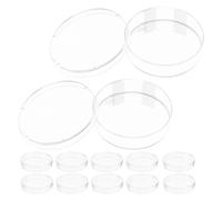 Abaodam Piastre Sicure di Petri 20 in Plastico Pezzi con Coperchio Trasparente e Facili da Usare per Colture Cellulari e Ingegneria dei Tessuti per Esperimenti Scientifici