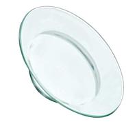 Abaodam Piatto Riscaldante per Scaldacera in Vetro Trasparente 12 CM per Lampade Sciogli Candela e Diffusori Oli Essenziali per Uso in Ambienti Interni
