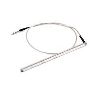 Abaodam Pickup Passivo Piezoelettrico Per Chitarra Acustica Trasduttore Sottosella Sensibile Per Riproduzione Autentica Del Suono Facile Da Usare e Duraturo Argento