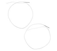 Abaodam Pickup per Chitarra Folk in Metallo 2,5 Mm, Set 2 Pezzi per Sella Chitarra Classica, Cattura Suono ad Alta Fedeltà, Accessorio Durevole per Performance, Compatibile per