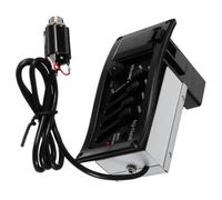 Abaodam Pickup Piezo con Equalizzatore 4 Bande per Chitarra Acustica Eq-7545r con Controllo Volume, Bass, Treble e Presenza