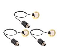 Abaodam Pickup Piezoelettrico Autoadesivo 3 Pezzi da 30 Cm per Chitarra Acustica, Ukulele e Banjo Tecnologia Noisefiltering per Uso Live e Home Studio