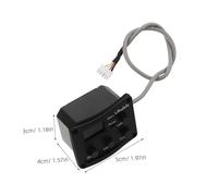 Abaodam Pickup Ukulele con Equalizzatore Bande e Sintonizzatore LCD Preamplificatore Piezoelettrico Digitale per Chitarra Acustica per Palco Studio e Pratica Casa