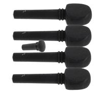 Abaodam Pioli per Violino in Legno Nero Set di Accessori per Strumenti Corda Piroli per Violini per Accordatura Precisa e Controllo Migliorato
