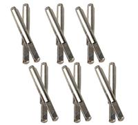 Abaodam Piroli per Arpa Lira 12 Pezzi in Metallo per Fissaggio Corde Stabile, Accessori per Strumenti a Corda come Guzheng e Dulcimer, Utilizzabili in Ambienti di Pratica Musicale