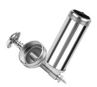 Abaodam Pistola per Grasso Manuale 80cc in Lega Argento Molla per Ingrassatore ad Alta Pressione per Manutenzione Attrezzature Meccaniche e Hardware