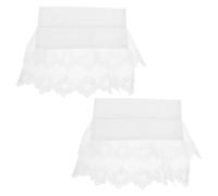 Abaodam Polsini da Polso in Pizzo Bianco per Donna, Maniche Finte Eleganti Staccabili, Accessori per Vestiti da Ragazza Adatti a Matrimoni e Eventi Formali