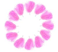 Abaodam Pompon da Cheerleading Rosa in Plastica PE, Set 12 Pezzi per Tifo e Coreografie Sportive, Accessori Spettacolari per Eventi e Balli di Squadra