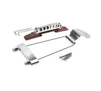 Abaodam Ponte Regolabile Per Chitarra Jazz Archtop Con Cordiera Palissandro e Decorazione Componenti Per Chitarra Elettrica Corde Facile Da Installare