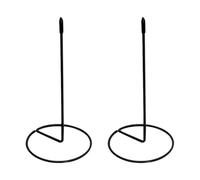 Abaodam Porta Scontrini per Note e Ricevute in Inossidabile 2 Nero Base Pesante Accessorio Scrivania per Ufficio e Cucina